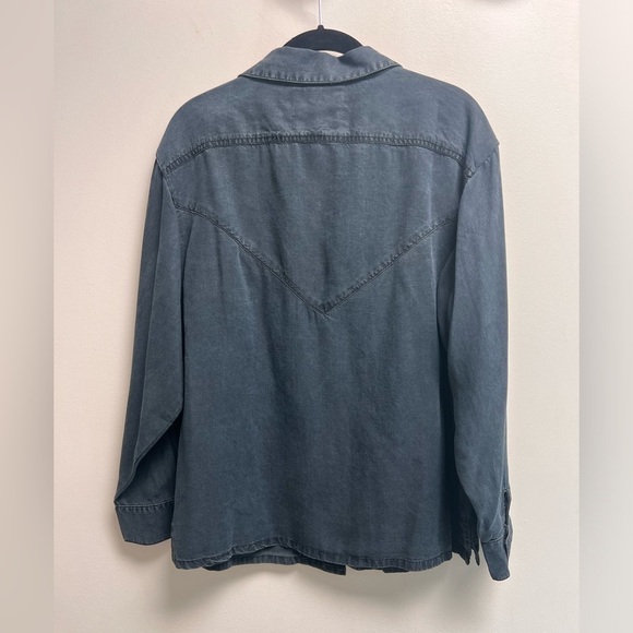 BA&SH Women’s Chemise Dream Long sleeve Button Down Shirt Brut-Size Medium-NWT - Picture 10 of 10